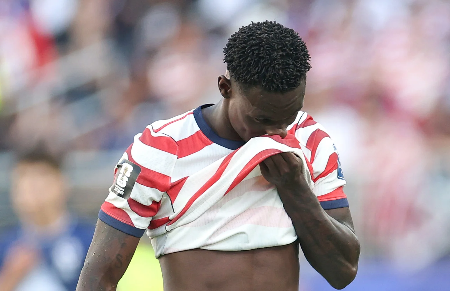 U.S. striker Folarin Balogun.