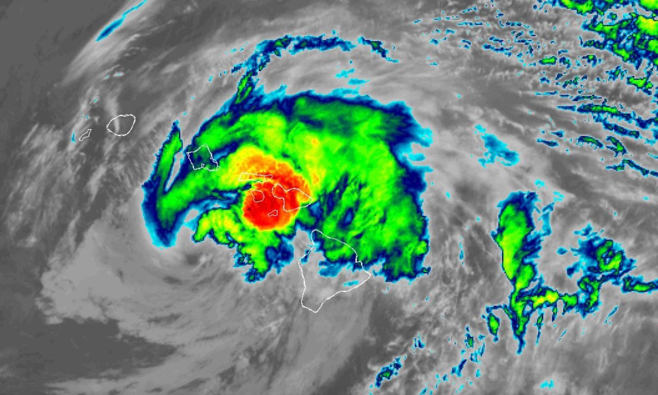Hurricane Lala Hawai.