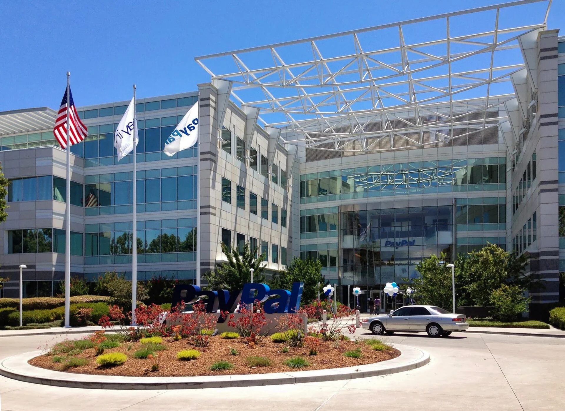 HQ of PayPal. 2211 N First St, San Jose, California, USA.