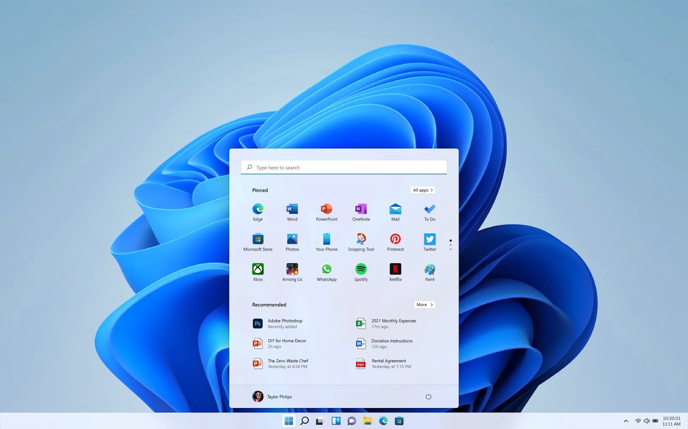 Windows 11 Interface.