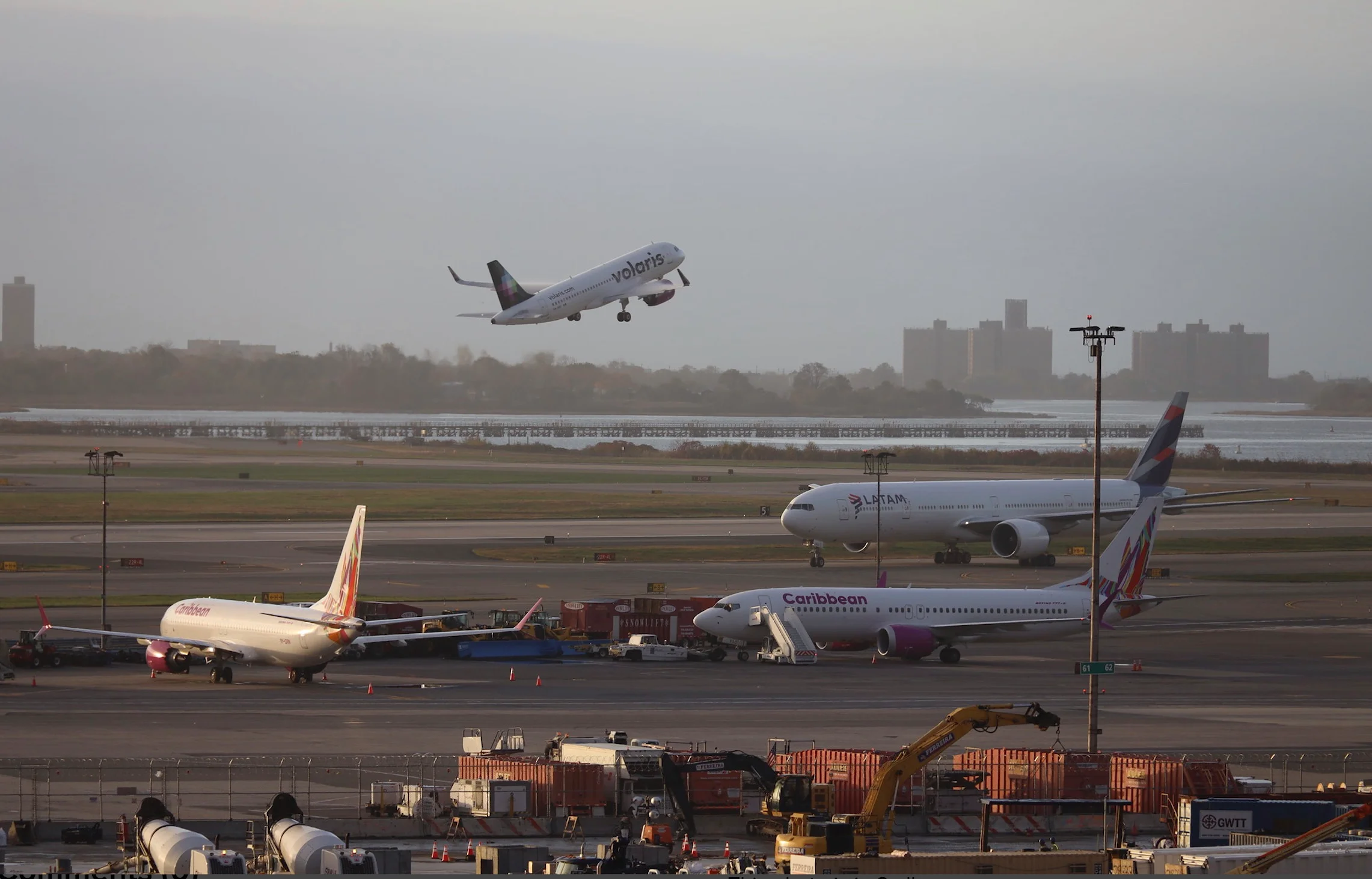 Volaris A320-271 (XA-VRF) at JFK Airport in NYC on November 5th, 2022.