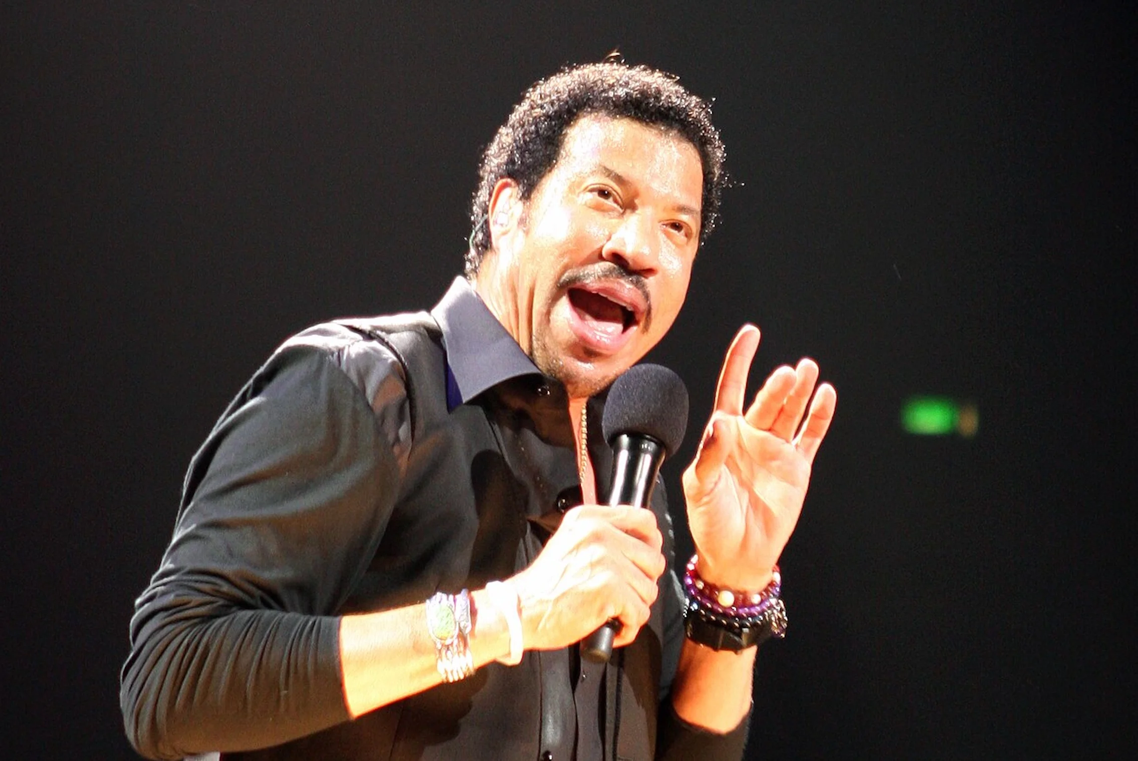 Lionel Richie at the Lionel Ritchie Live Acer Arena featuring Guy Sebastian 2011.