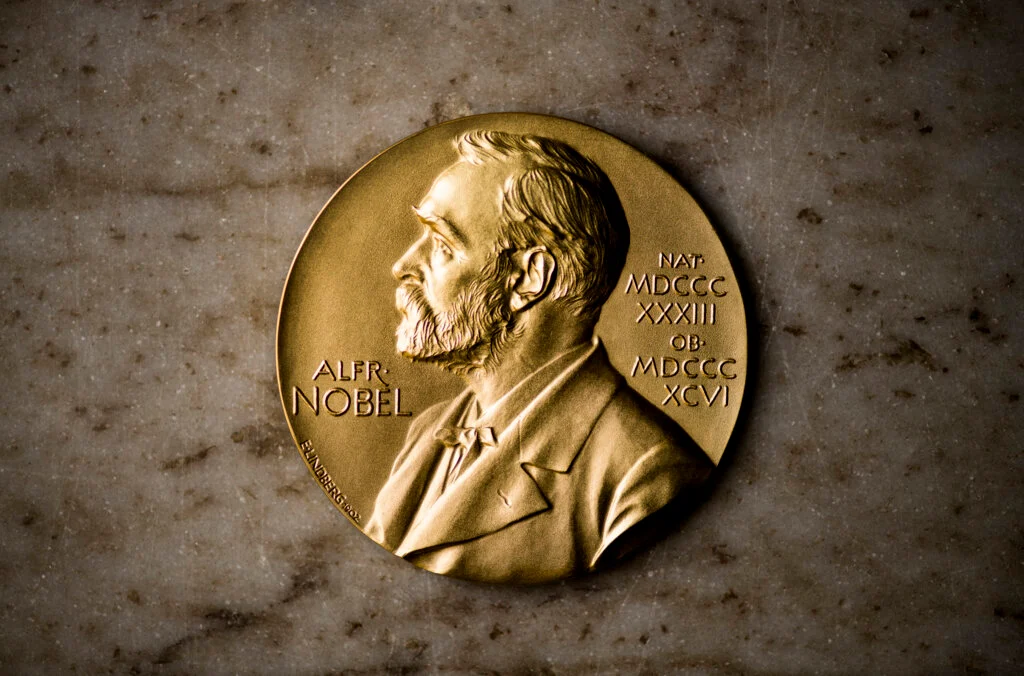 The Nobel Prize Medal.
