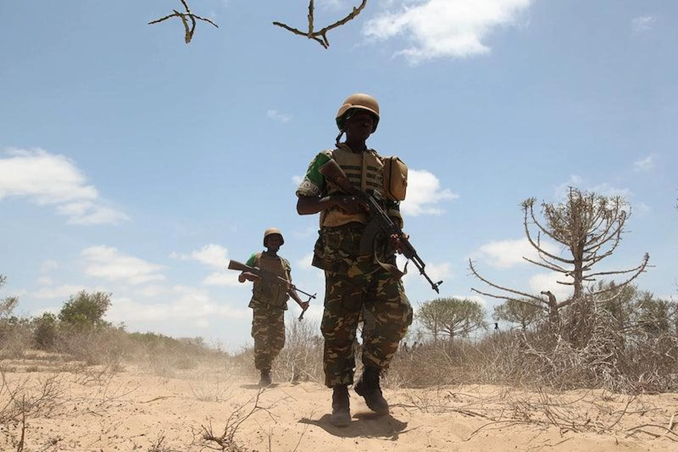 Ethiopian federal soldiers.